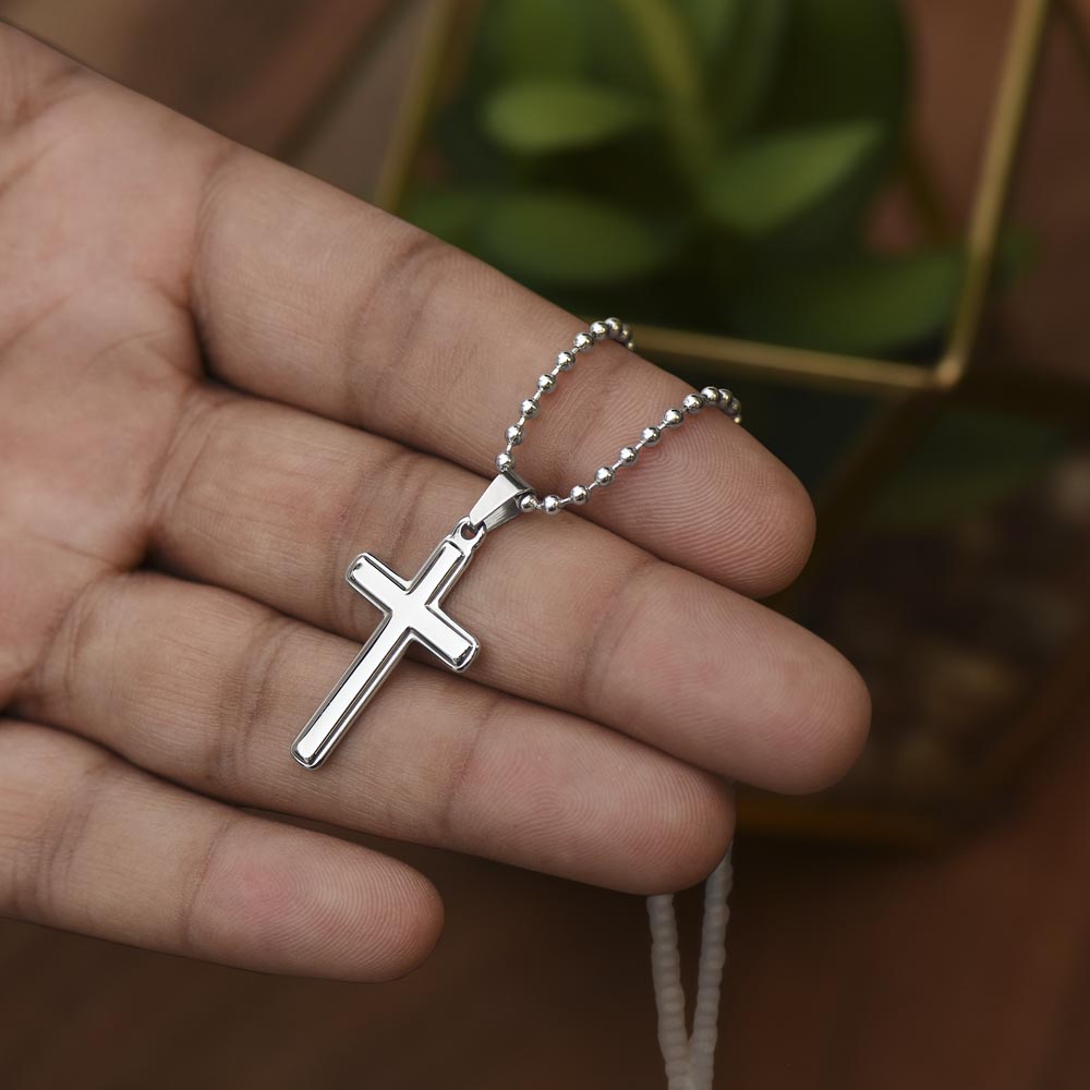 Rebellious Gal Stainless Steel Cross Necklace – Where Bold Faith Meets Fierce Style