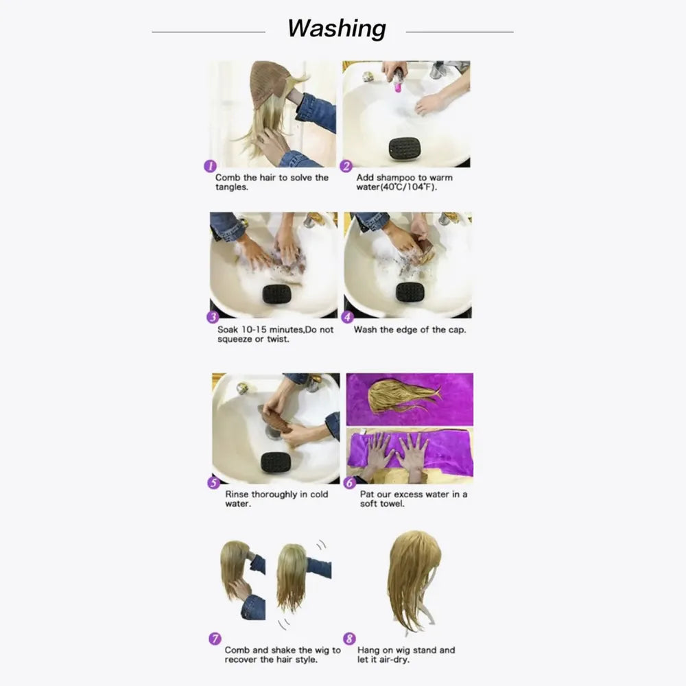 Rebellious Gal 24" Wavy Lace Frontal Lace Washing