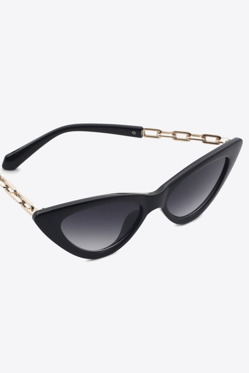 Cat-eye sunglasses with included protective case