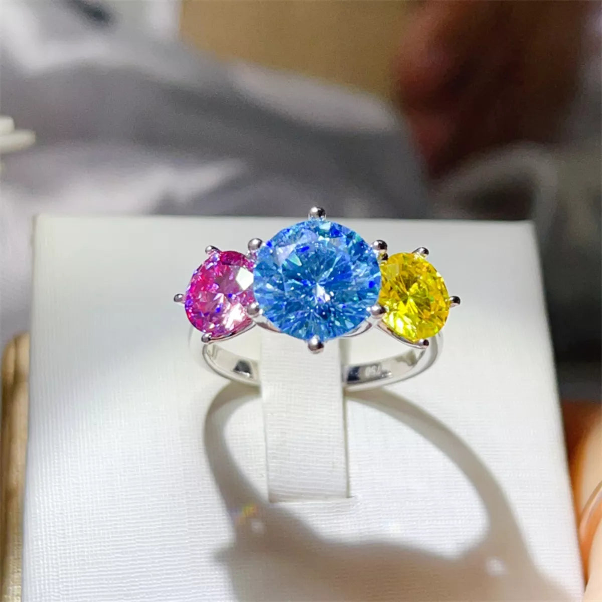 Elegant large stone ring everyday glam styling
