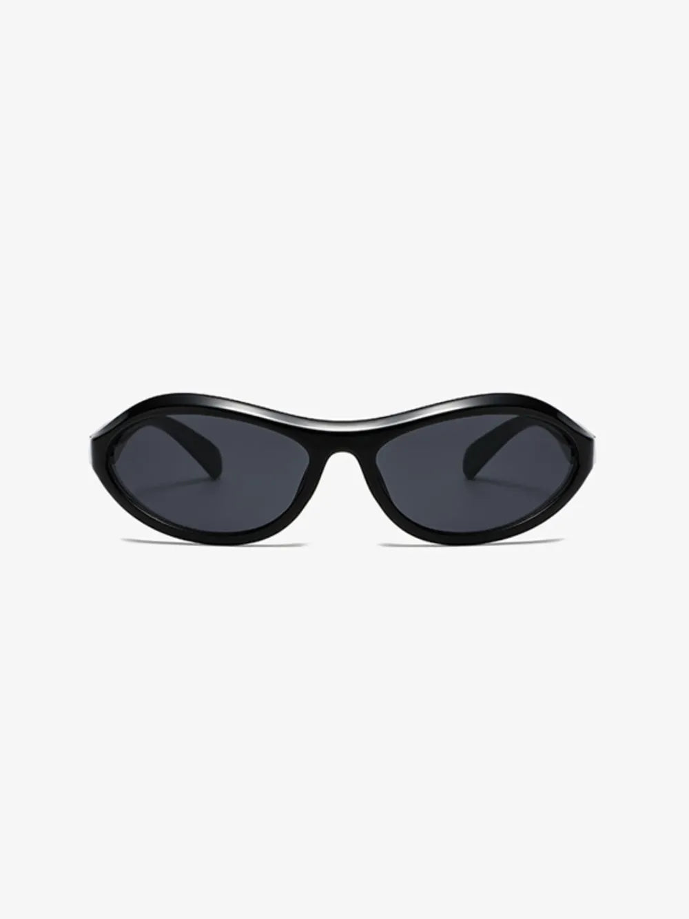 Rebellious Gal cat eye polycarbonate sunglasses front view on white background