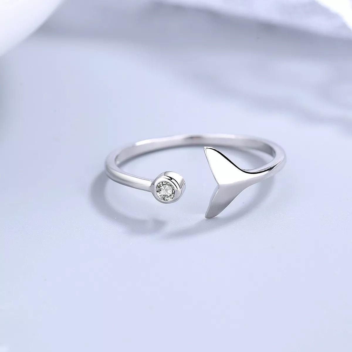 Close-up of whale tail design craftsmanship