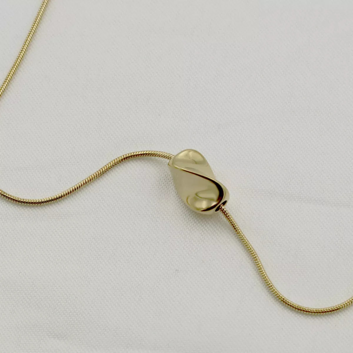 18K gold plated chain necklace stainless steel Rebellious Ga