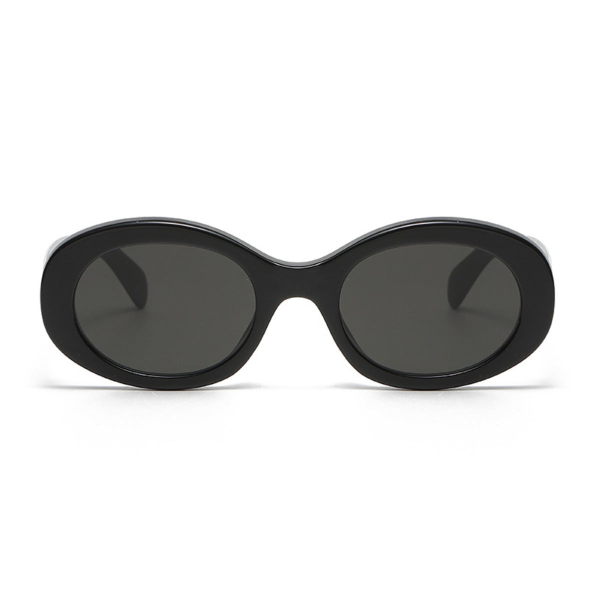 Bold oval fashion sunglasses UV400 protection for confident everyday looks
