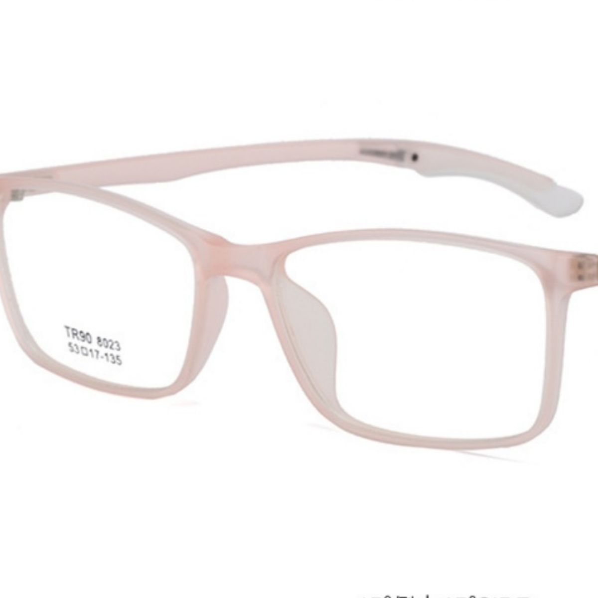 Side profile of lightweight TR glasses