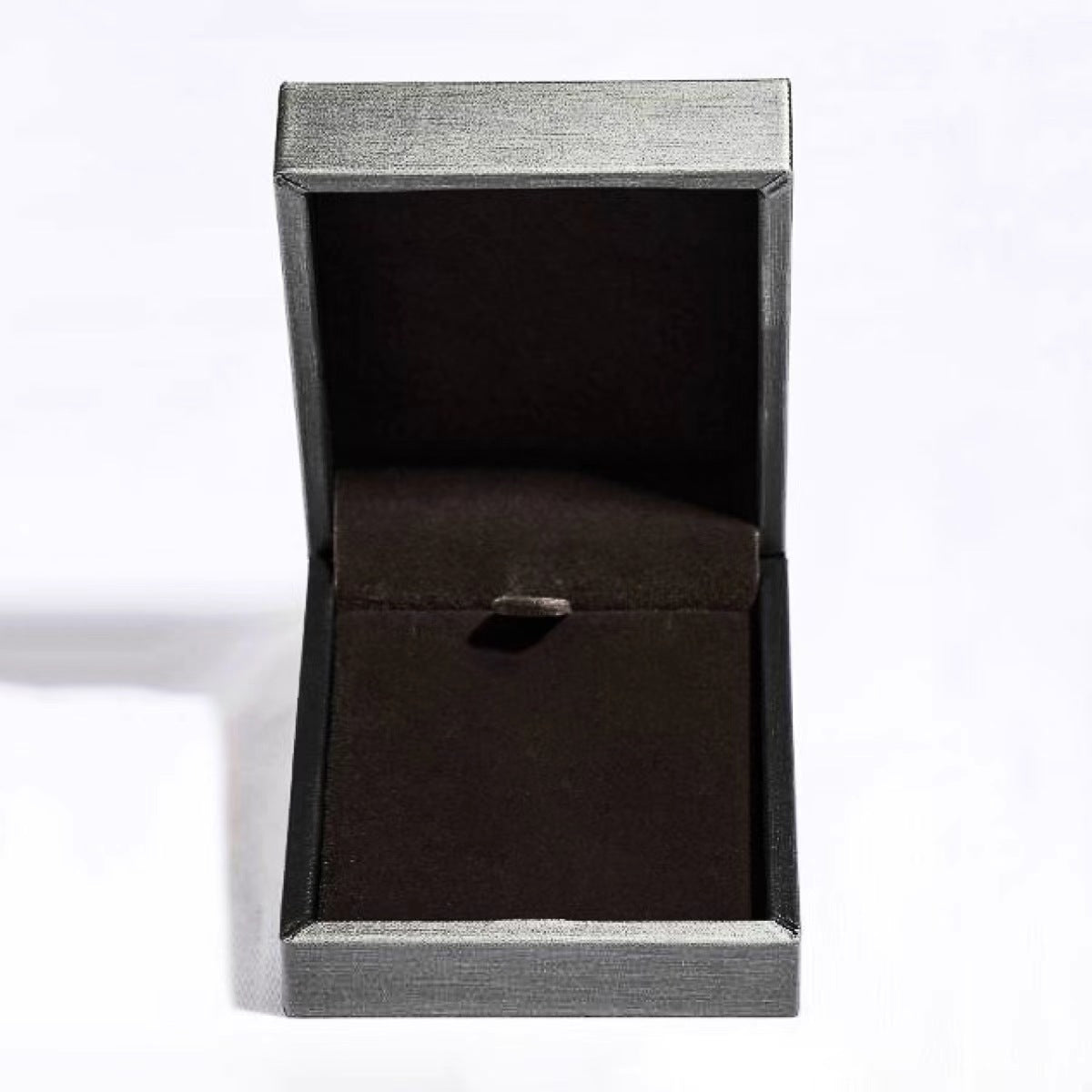 Matching luxury box included with Rebellious Gal cross necklace unboxing