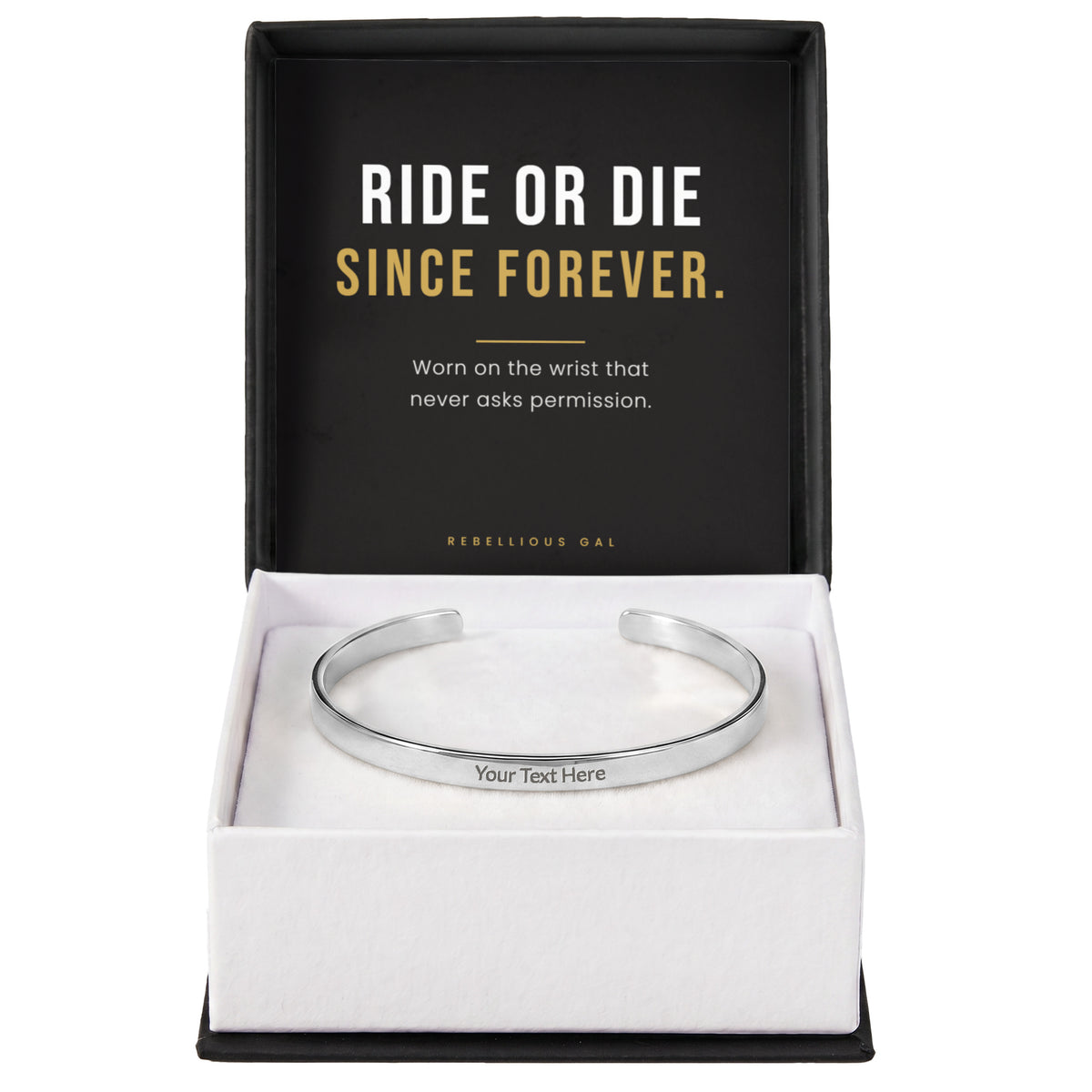 Personalized Engraved Cuff Bracelet