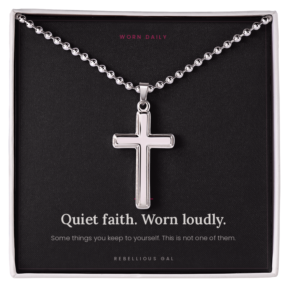 Worn Loudly Cross Necklace