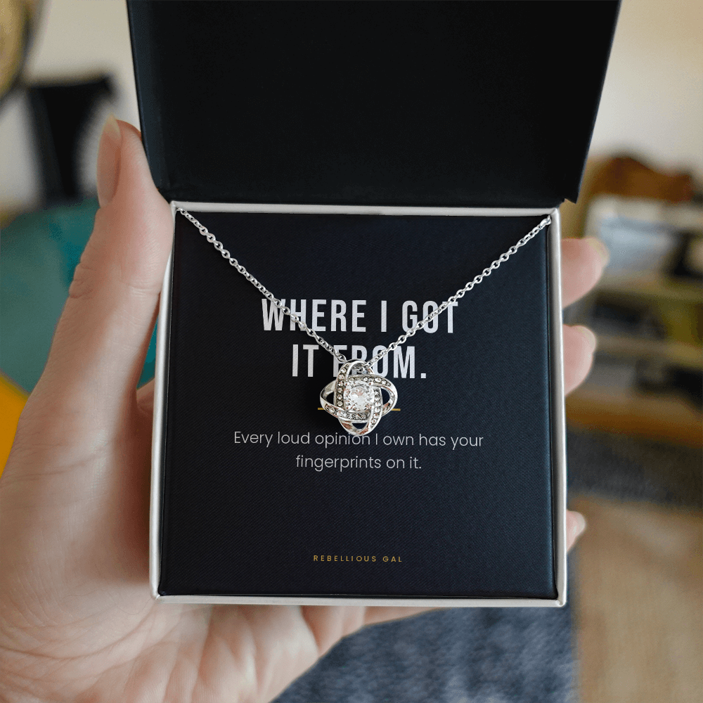 Mom Necklace - Where I Got It From - view 2
