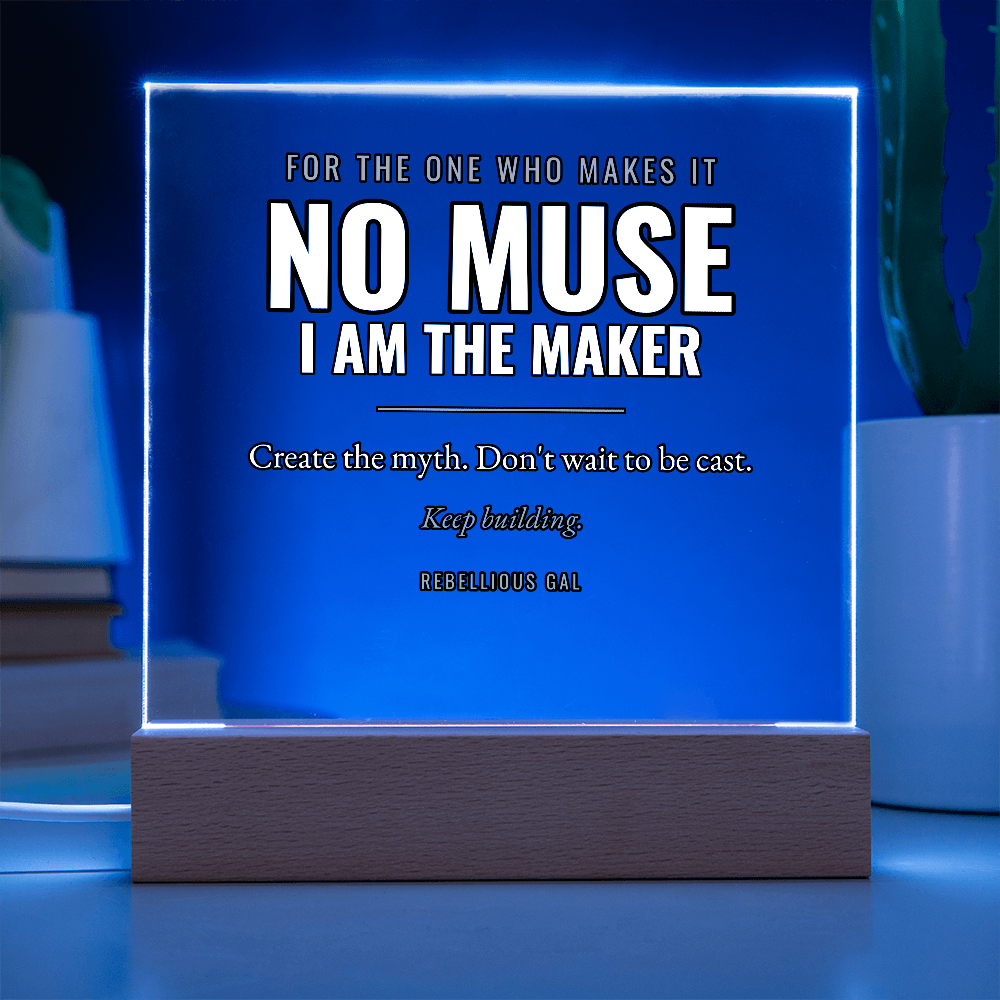 Keep building glows white inside a deep blue panel, teal blur at the left edge