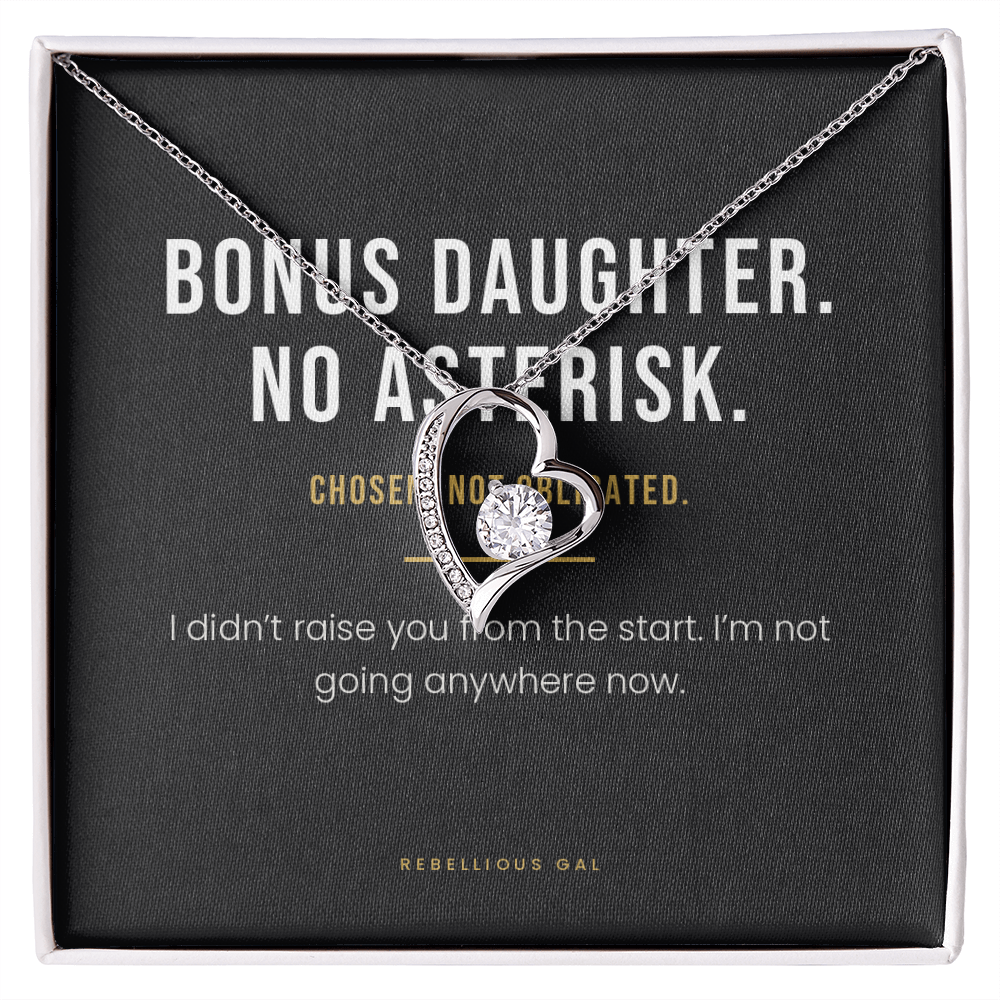 Bonus Daughter Necklace - Chosen, Not Obligated