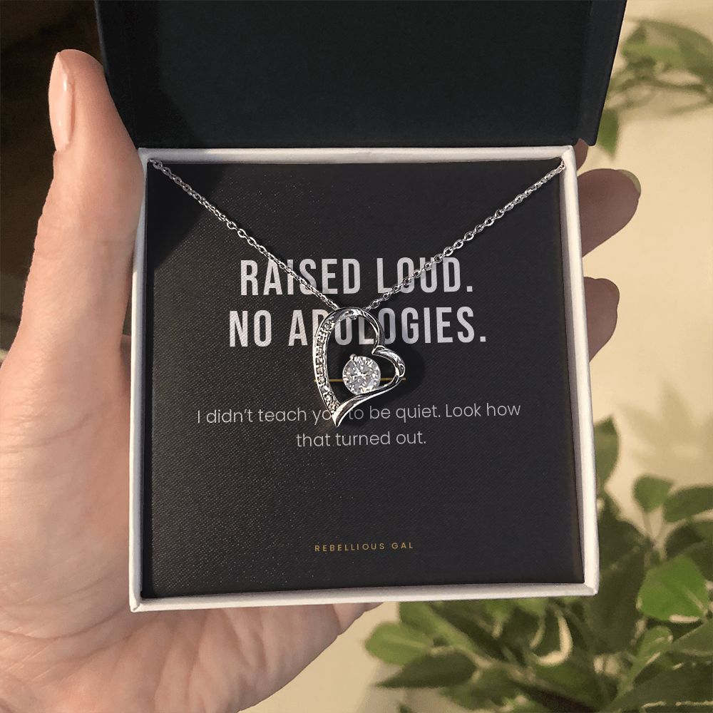 Daughter Necklace - Raised Loud, No Apologies - view 2