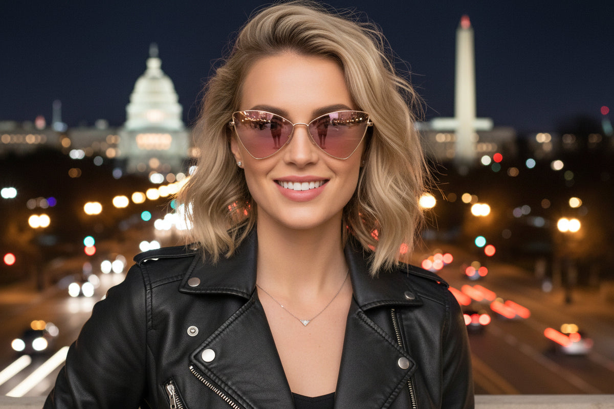 Fashion forward cat-eye sunglasses Rebellious Gal