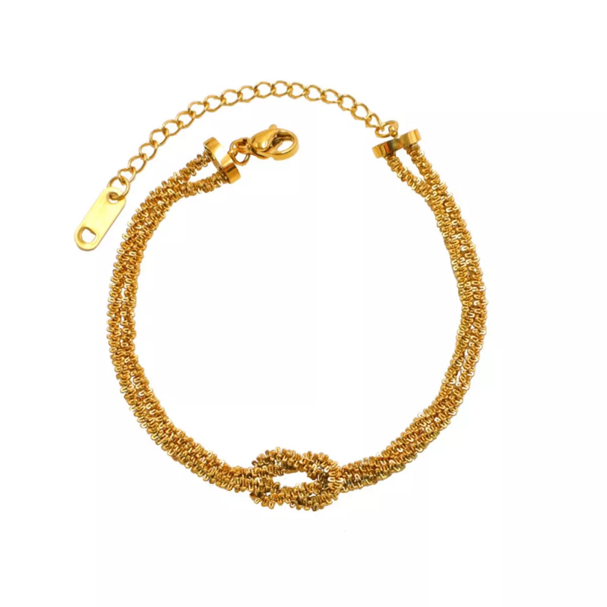 Stainless steel twisted chain accessory with silver plating for everyday wear