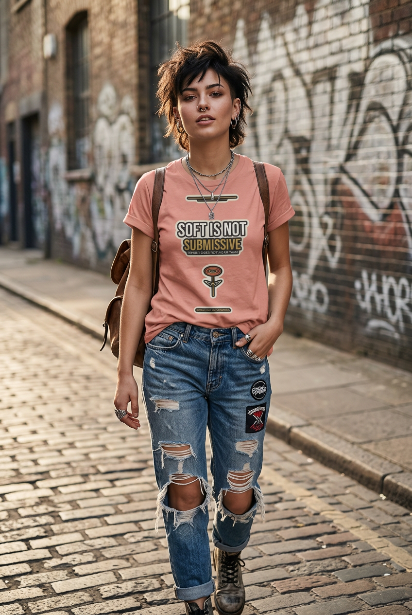 Soft Is Not Submissive Graphic Tee - view 3