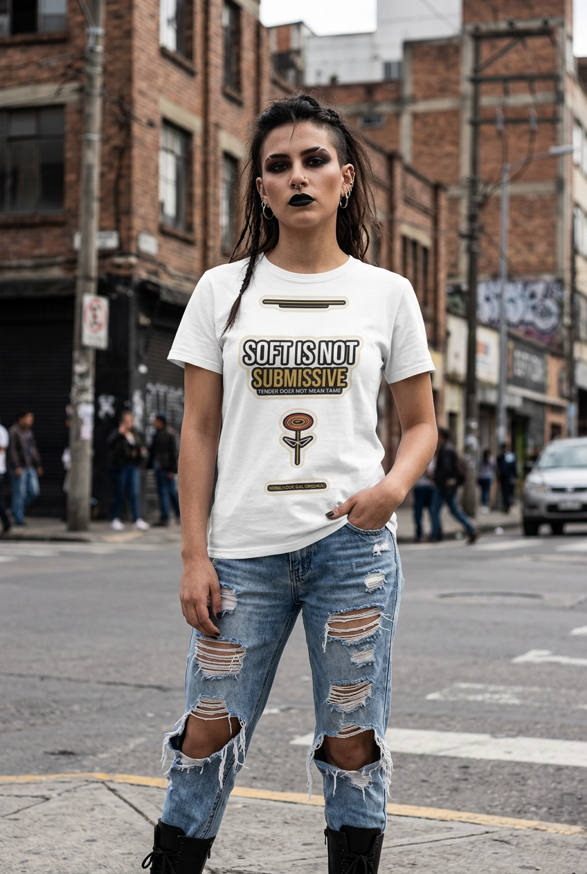 Soft Is Not Submissive Graphic Tee - view 2